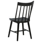 Middleton 7-piece Extension Leaf Dining Set Brown and Black