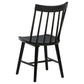 Middleton Solid Wood Dining Side Chair Black (Set of 2)