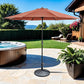 Mora - 11' Outdoor Umbrella + 21" Round Base