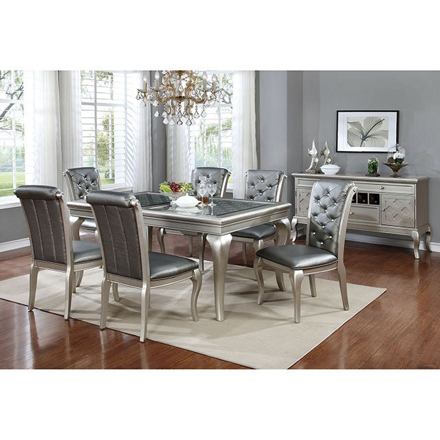 Amina - 7 Pc Dining Table Set