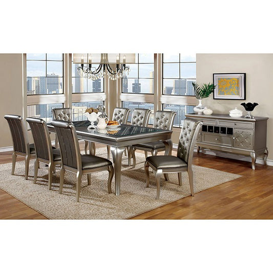 Amina - 9 Pc Dining Table Set