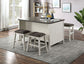 Heidelberg - 4 Pc Counter Ht Table Set w/ Bench