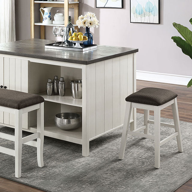 Heidelberg - 4 Pc Counter Ht Table Set w/ Bench