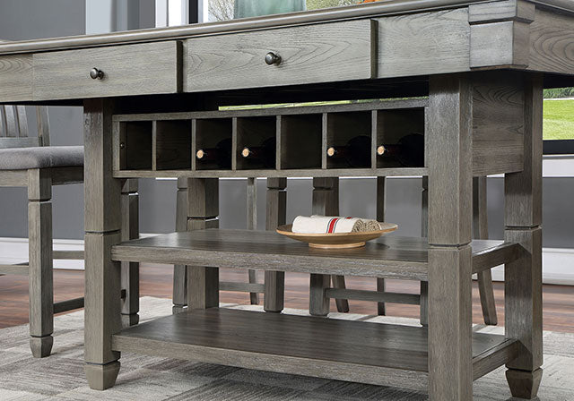 Anaya - 7 Pc Counter Ht Table Set