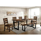 Dulce - 6 Pc Dining Table Set w/ Bench
