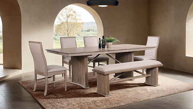 Ellesmere - 6 Pc Dining Table Set w/ Bench