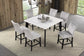 Sabro - 5 Pc Dining Table Set