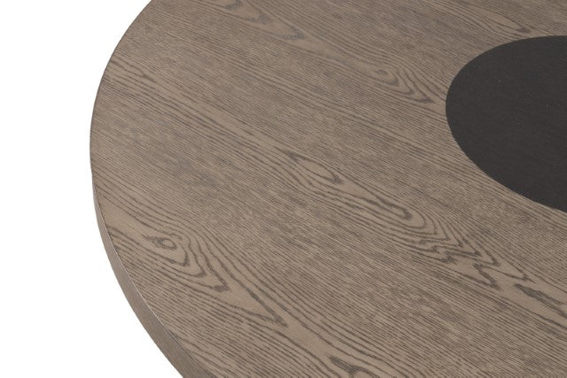 Broager - 5 Pc Dining Table Set (White Swivel Chairs)