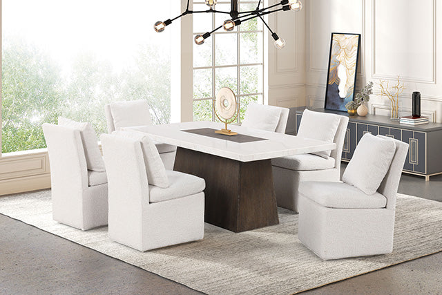 Grasten - 7 Pc Dining Table Set