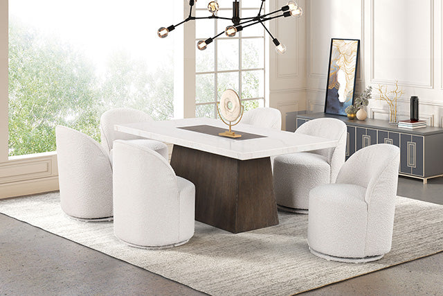 Grasten - 7 Pc Dining Table Set