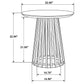 Touhy 3-piece Round Coffee and End Table Set Natural Mango
