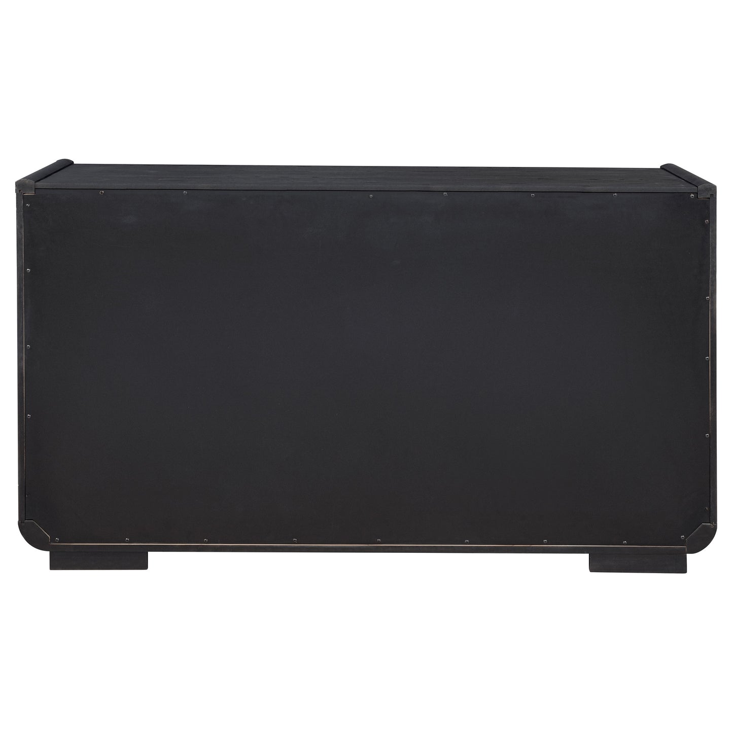 Leandro 2-drawer Dining Sideboard Server Burnished Black