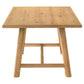 Duncan 7-piece Rectangular Wood Dining Table Set Washed Oak