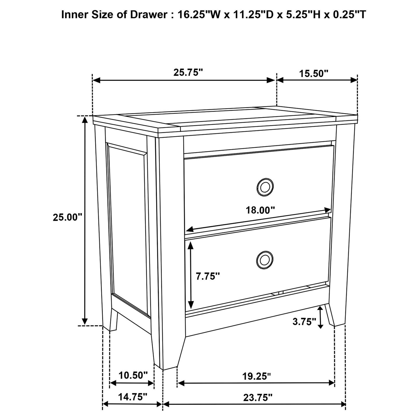 Hazlewood 4-piece Eastern King Bedroom Set Vineyard Oak