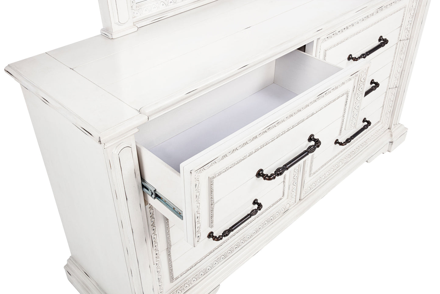 McKinney 6-drawer Bedroom Dresser Cabinet Vintage White