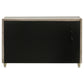 Lorient 8-drawer LED Bedroom Dresser Cabinet Ivory and Camel