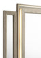 Lorient LED Dresser Mirror Ivory and Camel