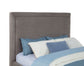 Lawson 54-inch Upholstered Full Panel Platform Bed Mushroom