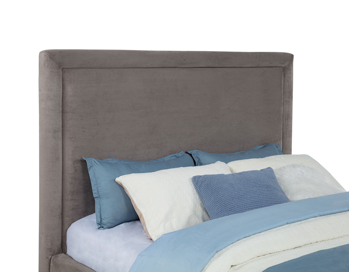 Lawson 54-inch Upholstered Eastern King Platform Bed Mushroom