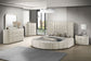 Sonya 5-piece Upholstered Eastern King Bedroom Set Ivory