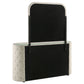 Sonya 6-drawer Upholstered Bedroom Dresser with Mirror Ivory