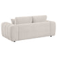 Burnett 2-piece Chenille Upholstered Sofa Set Ivory