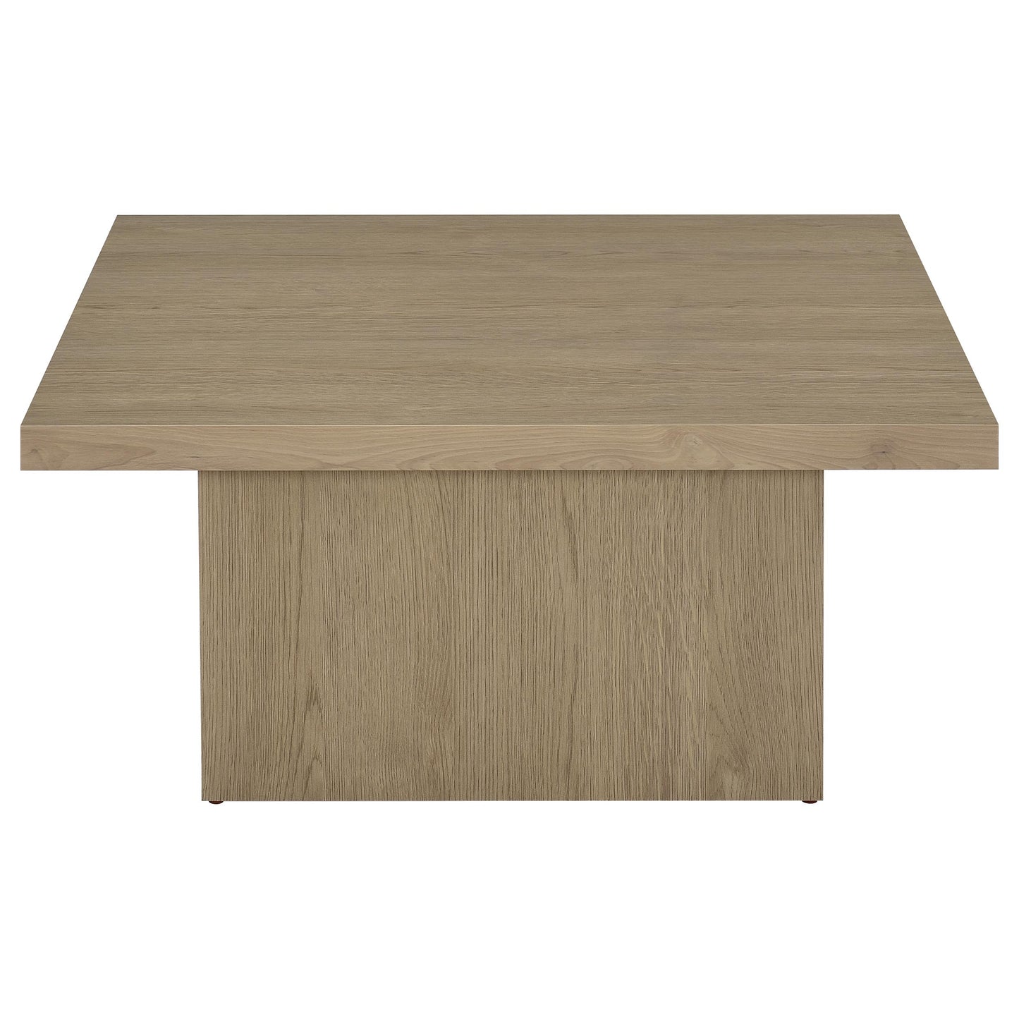 Devar 3-piece Square Cocktail Coffee End Table Set Latte