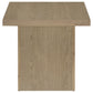 Devar 3-piece Square Cocktail Coffee End Table Set Latte
