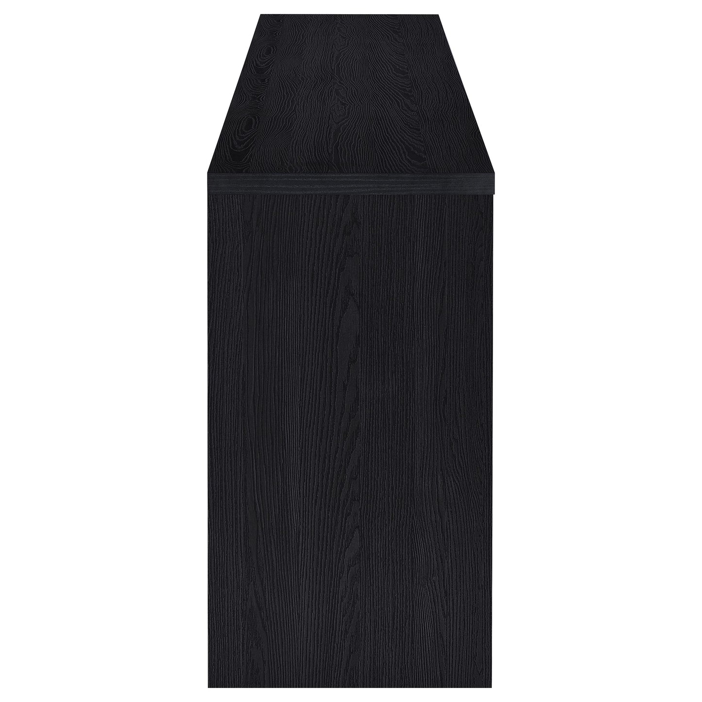 Denison 79-inch 4-door TV Stand Media Console Black