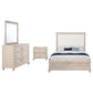 Pembroke 4-piece Queen Bedroom Set Washed Oak