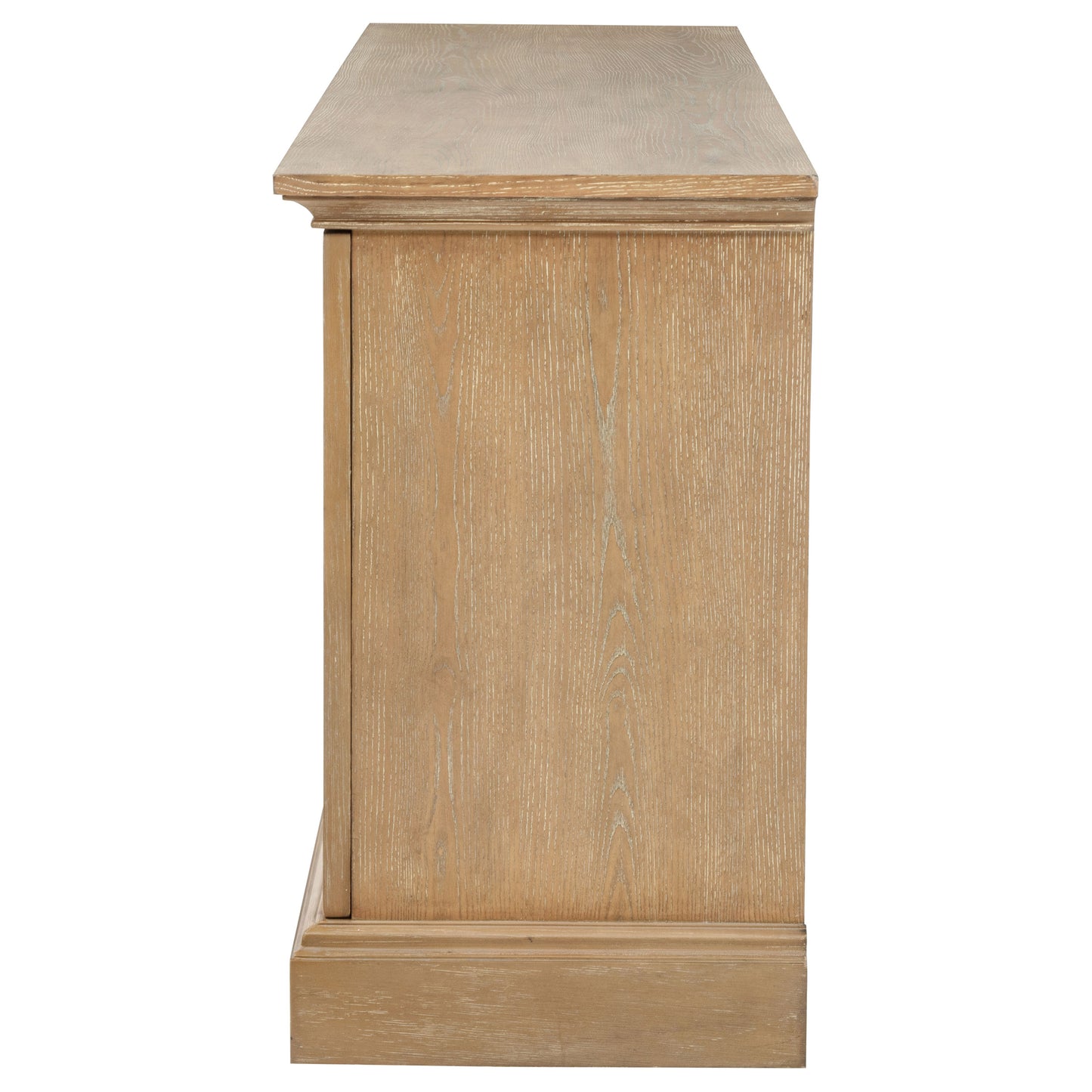 Brockway 4-door Dining Sideboard Buffet Cabinet Barley Brown