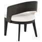 Leandro 7-piece Round Dining Table Set Burnished Black