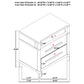 Gracemont 4-piece California King Bedroom Set White