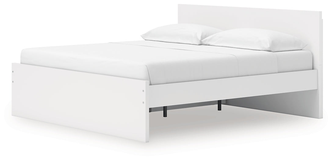 Onita King Panel Platform Bed with Storage