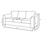Salizar 3-piece Upholstered Flared Arm Sofa Set Sand