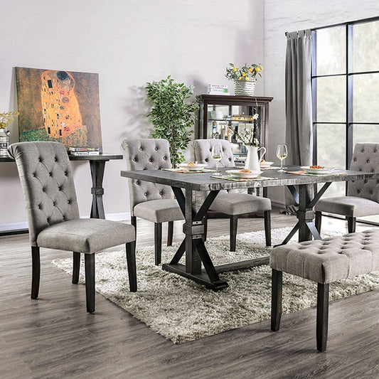 Alfred - 6 Pc Dining Table Set w/ Bench