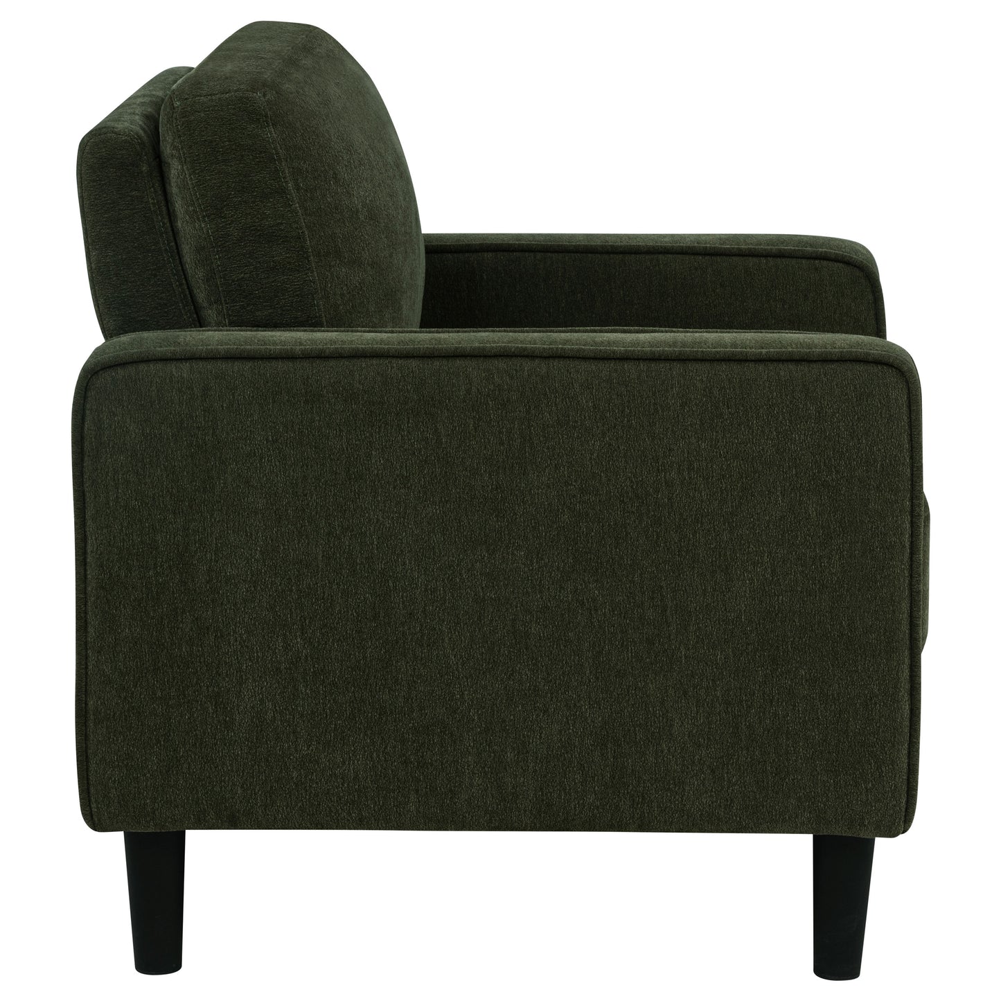 Ruth 3-piece Fabric Upholstered Track Arm Sofa Matcha Green