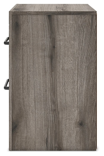 Graystorm Twin Panel Storage Bed with Mirrored Dresser and Nightstand