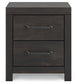 Hollivern Queen Panel Bed with Mirrored Dresser and Nightstand