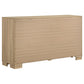 Arielle 4-piece Eastern King Bedroom Set Light Oak