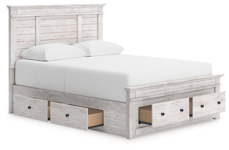 Makidern Queen Panel Storage Bed