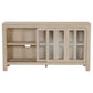 Solano Sliding Door Dining Sideboard Server Weathered Mango