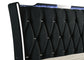Lorient 4-piece Eastern King Bedroom Set Black