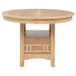 Lavon Oval 60-inch Wood Extension Leaf Dining Table Light Oak