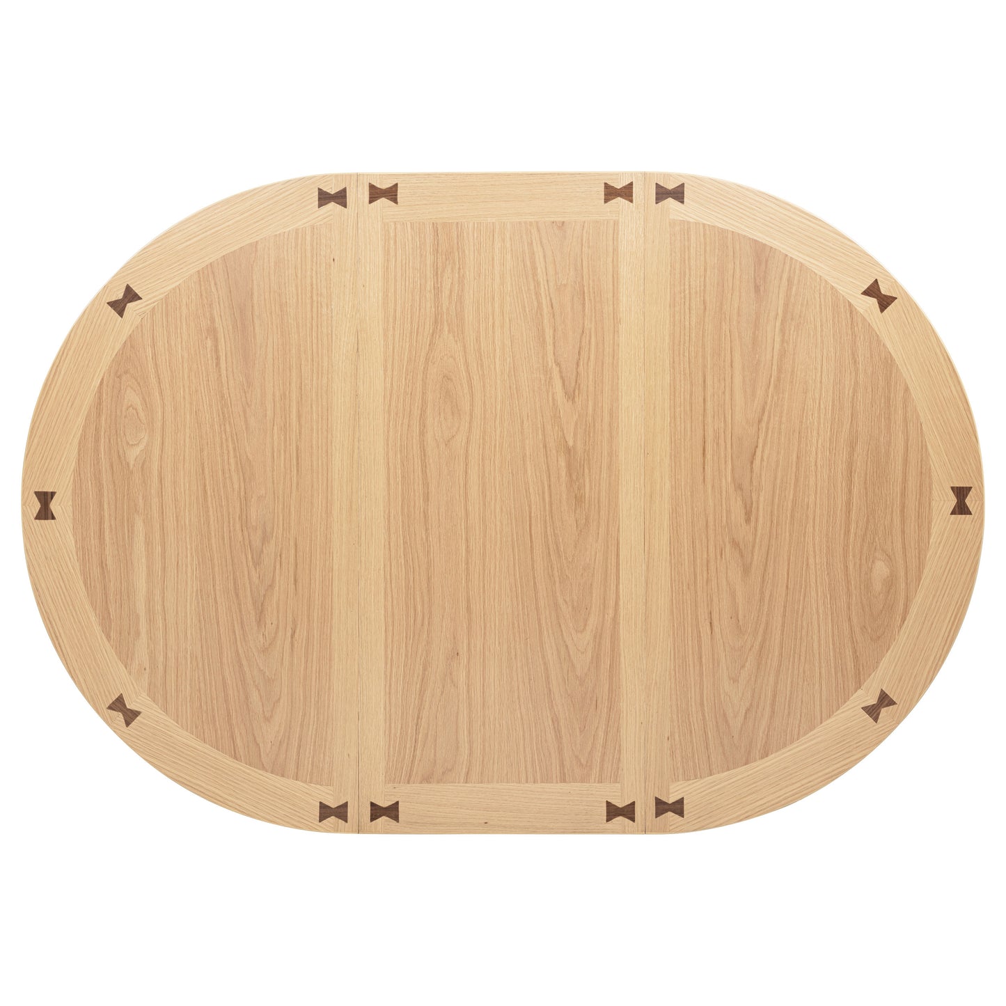 Lavon Oval 60-inch Wood Extension Leaf Dining Table Light Oak