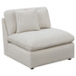 Hobson 4-piece Upholstered Modular Sectional Sofa Ivory
