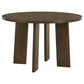 Strouse 5-piece Dining Set Wheat and Walnut