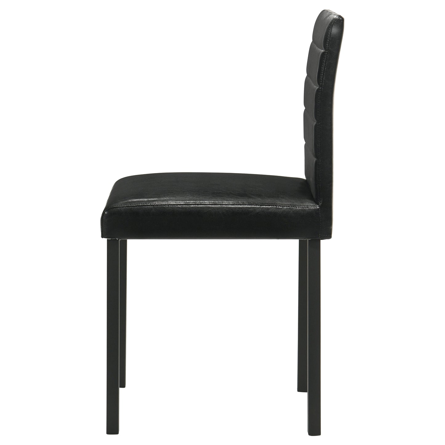 Garza Upholstered Dining Side Chair Black (Set of 4)