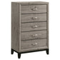 Valen Five-piece Twin Bedroom Set Light Taupe
