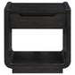 Leandro 3-piece Wood Coffee and End Table Set Burnished Black
